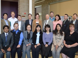 Symposium participants from UC Davis and NAU Back row: Xunde Li, Rob Atwill, Juhne Liu, Kang Tu, Lark, Coffey, Bennie Osburn, David Goldenberg, Jessica Cadriel, John Angelos, Huaijun Zhou Front row: Pramod Pandey, Michael Mienaltowski, Fei Lu, Xiaojing Yang, Xin Rui, Xiaomei Bie Heather Johnson 