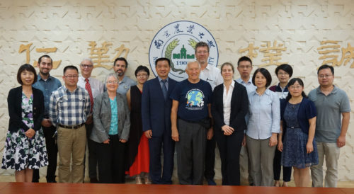 Symposium at Nanjing Agricultural University, UC Davis and NAU, group photo